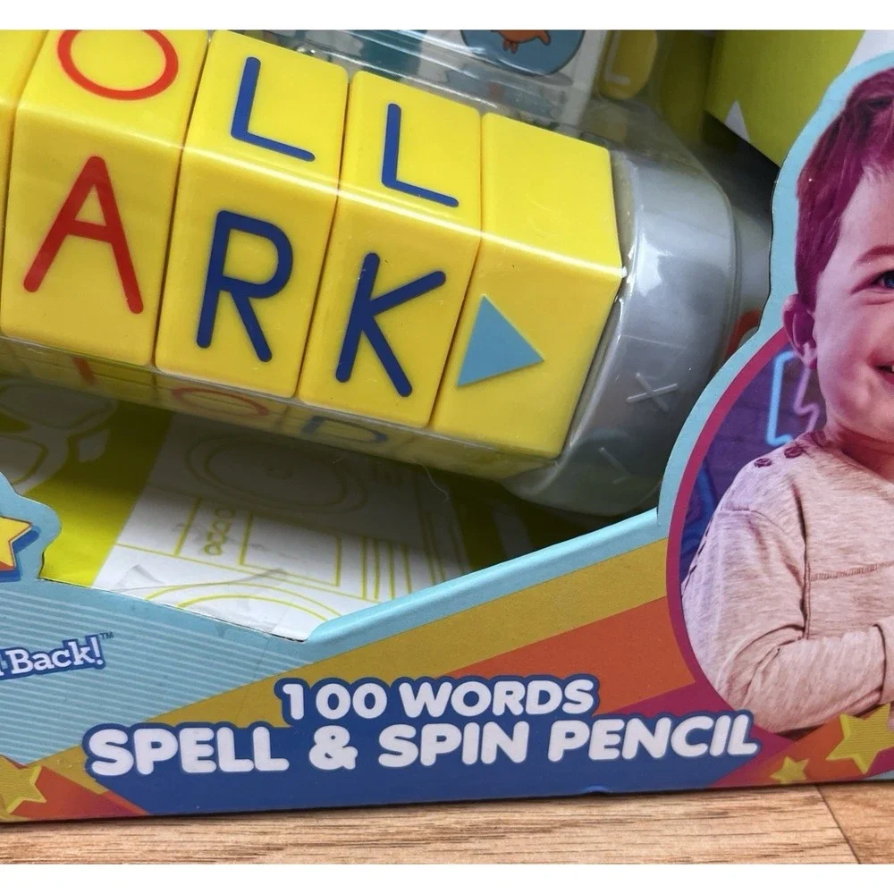 Little Tikes Old School 100 Words Spell & Spin Pencil NEW in Package